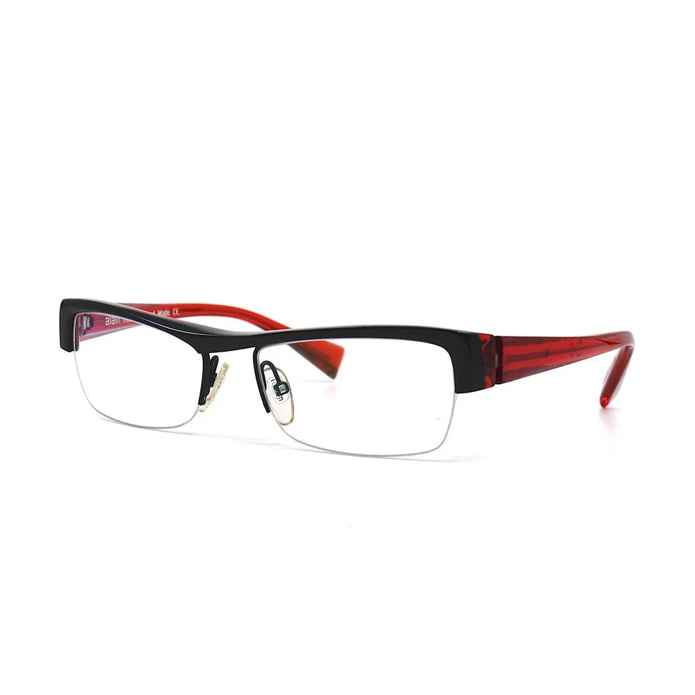 ALAIN MIKLI AL 0794 0013 BLACK RED AUTHENTIC EYEGLASSES - Picture 4 of 9